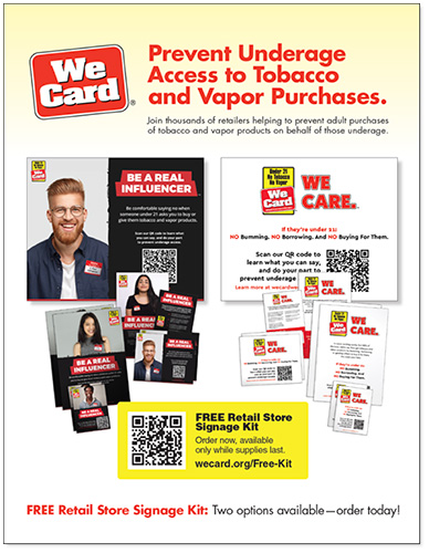 Prevent Underage Access Free Signage Kit