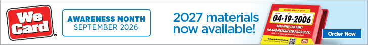 We Card 2026 Awareness Month Banner Ad