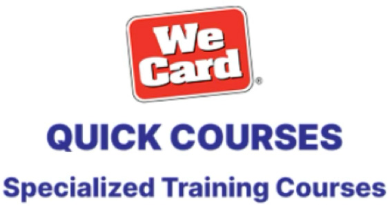 We Card Quick Courses Logo